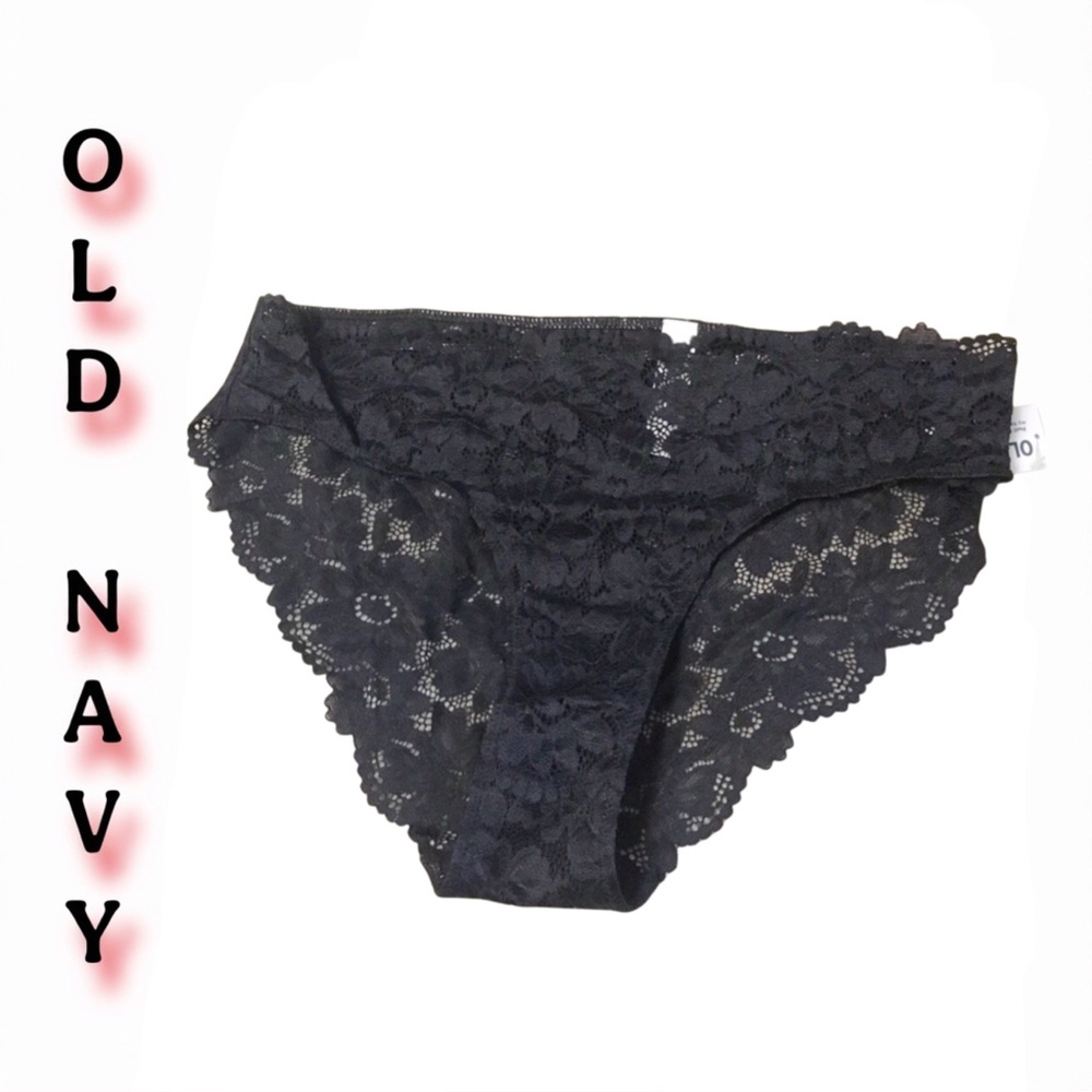 NWT Black Lace Bikini Underwear - Medium